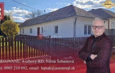 AstonReal: REZERVOVANÉ  4-izbový rodinný dom, Prešov - Nižná Šebastová