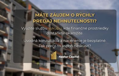 Máte záujem o rýchly predaj nehnuteľnosti?